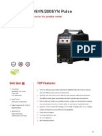 PROMIG-200SYN/200SYN Pulse: Versatile and Synergy Tool For The Portable Welder