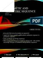 Arithmetic and Geometric Sequence