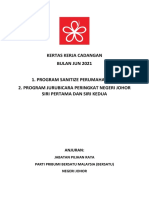 Kertas Kerja Cadangan Program Bulan Jun 2021