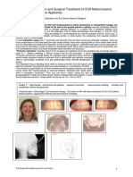 Orthodontic Extraction and Surgical Treatment of CLIII Malocclusions Using The Straight Wire Appliance