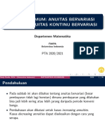 Anuitas Bervariasi Umum Dan Anuitas Kontinu Bervariasi