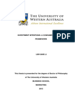 Investment Intentions Model