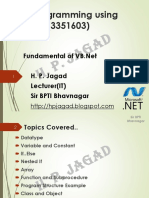 Web Programming Using: H. P. Jagad Lecturer (IT) Sir BPTI Bhavnagar