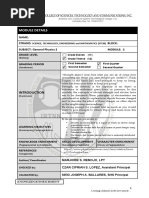 Module Details: Name: Strand: Block: SUBJECT: General Physics 2 Grade Level