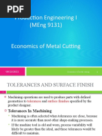 L9. Economics of Metal Cutting1