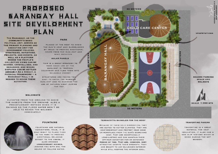 Proposed Barangay Hall Site Development Plan: CHI LD Care Center | PDF ...