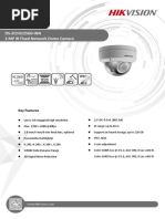 DS-2CD3125G0-INN 2 MP IR Fixed Network Dome Camera: Key Features