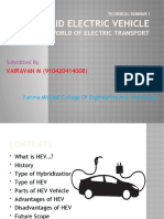 Hybrid Electric Vehicle: The World of Electric Transport