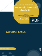 Hemoroid Interna Grade III: Case Based Discussion