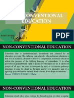 Non-Conventional Education
