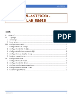 Chapitre 8 TP5 - Asterisk - LAB ESGIS