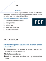 Elements of Corporate Governance