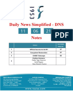 Daily News Simplified - DNS Notes