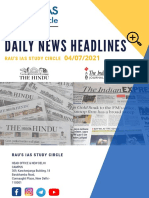 Daily News Headlines: Rau'S Ias Study Circle