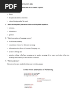 THE - 1ST - MIDTERM With Answers, 2021. LEXICOLOGY