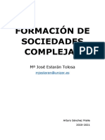 Formación de Sociedades Complejas