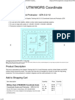 MapTools Product - Military Style UTM - MGRS Coordinate Scale