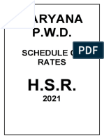 Haryana PWD Rates - 2021