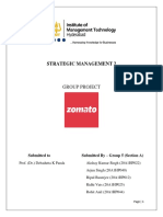 Strategic Management 2: Group Project