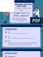 Conceptos éticos de la práctica profesional