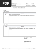 Format Rapor Hasil Belajar SMA | PDF