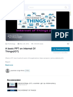 A Basic PPT On Internet of Things (IOT) : Recommended
