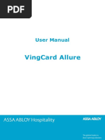 Vingcard Allure: User Manual