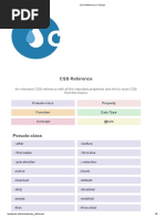 CSS Cheat Sheet | PDF | Cascading Style Sheets | Graphic Design