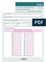 3º Ano 2 Avaliação Trimestral 2021 Cris PCMG