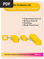 Searching, Hashing and Sorting: MU Problems (CS)