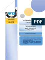Rencana Pelaksanaan Pembelajaran: Mata Pelajaran Myob Accounting Kelas Xii Akl