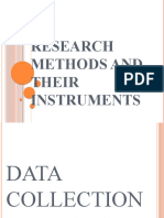 Research Methods and Their Instruments