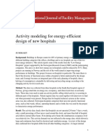 2014 - Activity Modeling For Energy Efficient Design of New Hospitals - Article