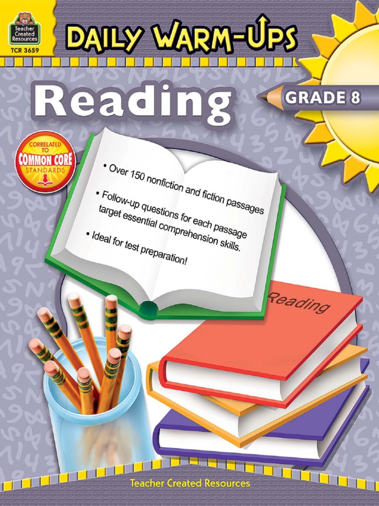 Daily Warm-Ups Reading Grade 8 | PDF | Reading Comprehension | Black Death