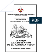 Manejo Administrativo de La Patrulla Scout