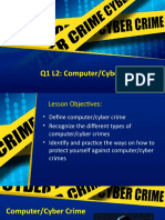 Q1 L2: Computer/Cyber Crimes