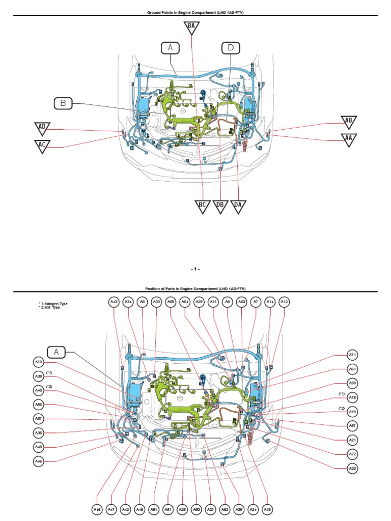 2018 Toyota RAV4 Engine Bay Diagram | PDF | Fuel Injection | Headlamp