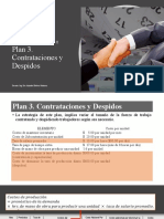 2.3 Métodos de Planeación - Plan 3. Contrataciones y Despidos