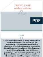 Nursing Care Bronchial Asthma: by Group Iv