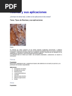 Resinas y Sus Aplicaciones