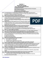 Chapter - 5 General OOP Concepts