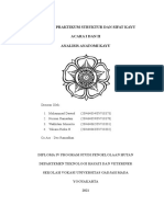 Acara 1 Dan 2 - Analisis Anatomi Kayu - Kelompok 3