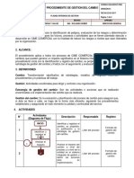 Procedimiento de Gestion de Cambio