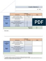 Ficha Autoavaliação - Matemática - Secundário - Preenchimento Computador