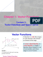 Vector Functions and Space Curves