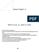 Spoken English - II