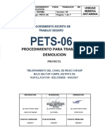 Procedimiento para trabajos de demolición segura