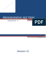 Progrmming Section