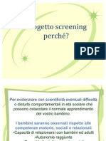 Progetto screening
