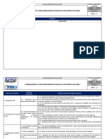 Carregamento manual de materiais em análise de tarefa